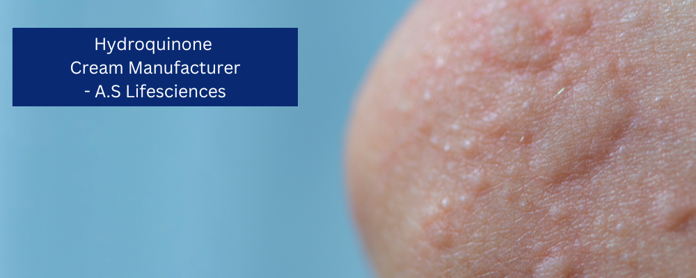 A.S. Lifesciences as Hydroquinone Cream Manufacturer provides a variety of products that can be used to help those who want to lighten their skin. The cream is a reversible skin lightening medication, which helps in bleaching the melanin present in the skin pigment and transforming it into a light color. It is also effective at curing dark spots, acne scars, and other dark patches on the skin. In addition, it also helps reduce the production of melanin in order to lighten the skin.