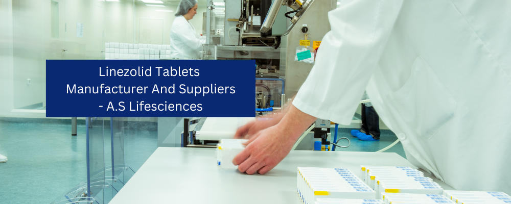 This article discusses the various Linezolid tablets manufacturers and suppliers in India. A.S. Lifesciences is a well-respected supplier of high-quality Linezolid tablets, also we are highly appreciated as the top manufacturer and supplier of Linezolid tablets. In the pharmaceutical market we deals as a supplier and manufacturer of Linezolid tablets,We offers PCD Pharma Franchise with complete monopoly rights to its associates and it also provides a wide range of products to its customers. Our Company also has a team of experts who ensure that all the products are made according to the latest standards and regulations set by the government.