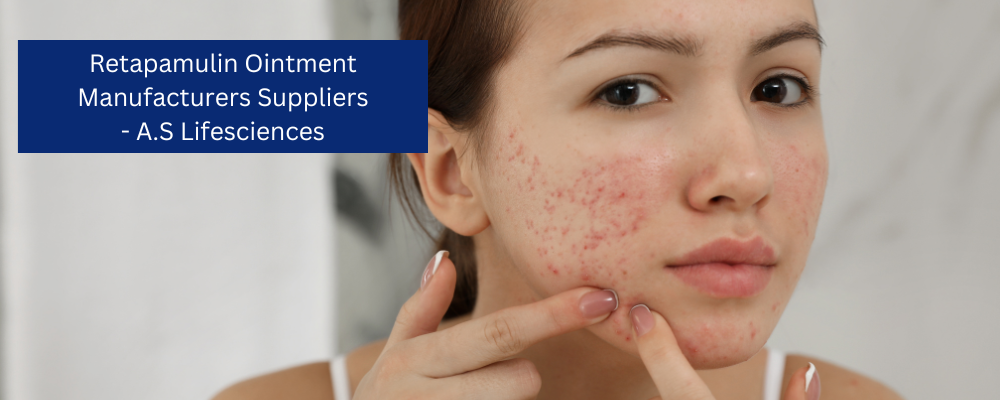 A.S. Lifesciences is a leading third party manufacturer for Retapamulin Ointment Manufacturers Suppliers also offers some of the best quality derma products, including the Cream, Lotions and Ointments etc. Whether you have normal, dry or oily skin type, A.S. Lifesciences has something for everyone with their extensive range of Derma products available.